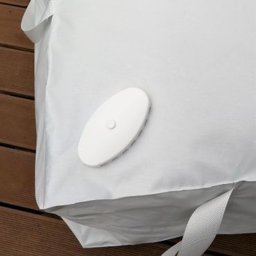 Ventil på vantett putebag