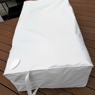 Hvit putebag