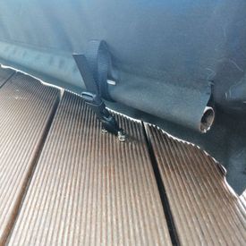 Nærbilde av materialet