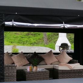 paviljong over utesofa